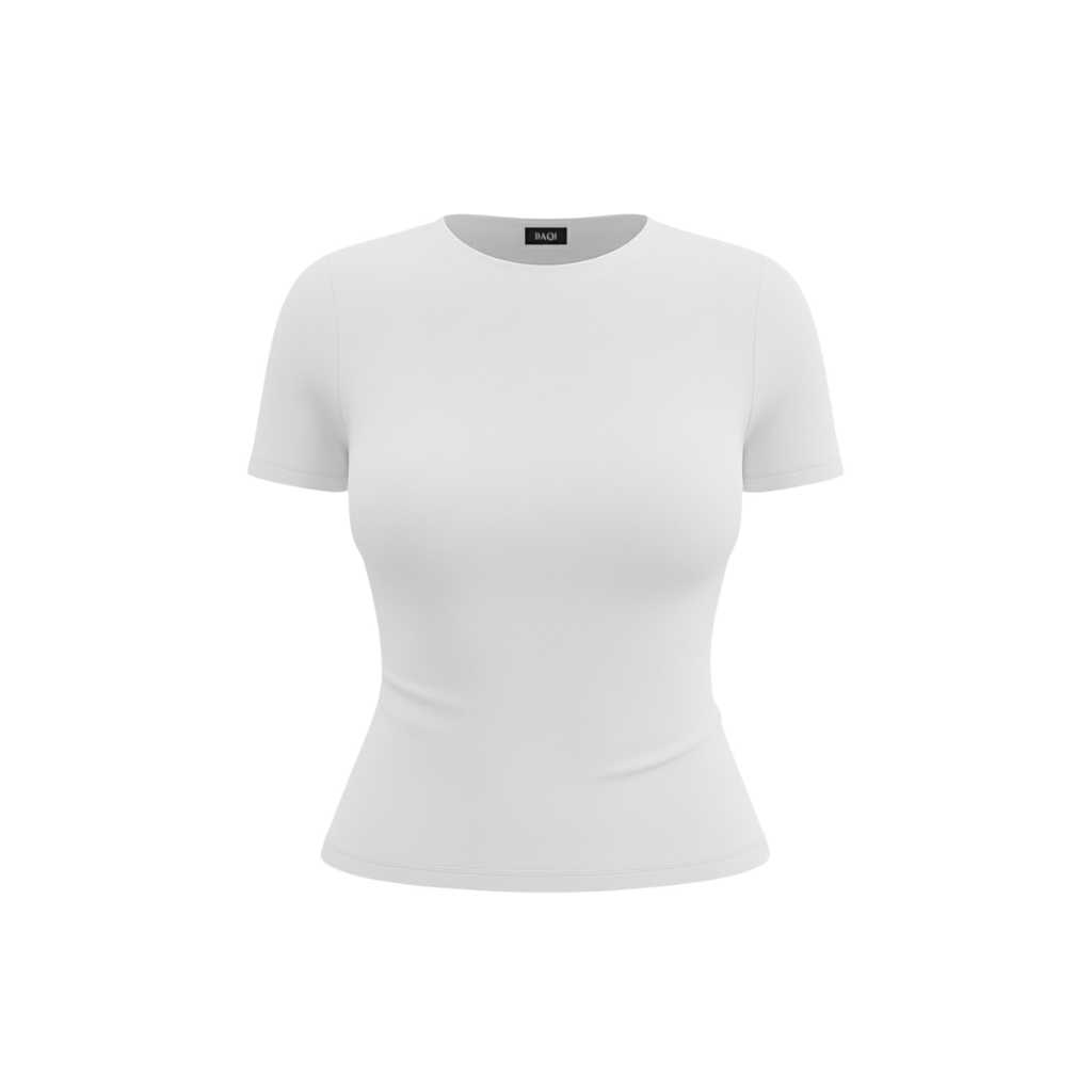 BAQI Signature Baby Crew Mid Length Short Sleeves