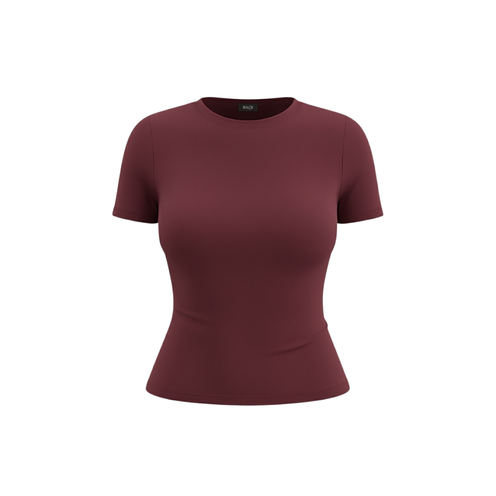 BAQI Signature Baby Crew Mid Length Short Sleeves