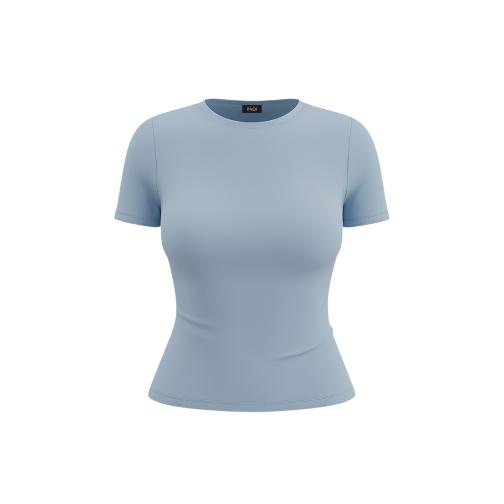 BAQI Signature Baby Crew Mid Length Short Sleeves