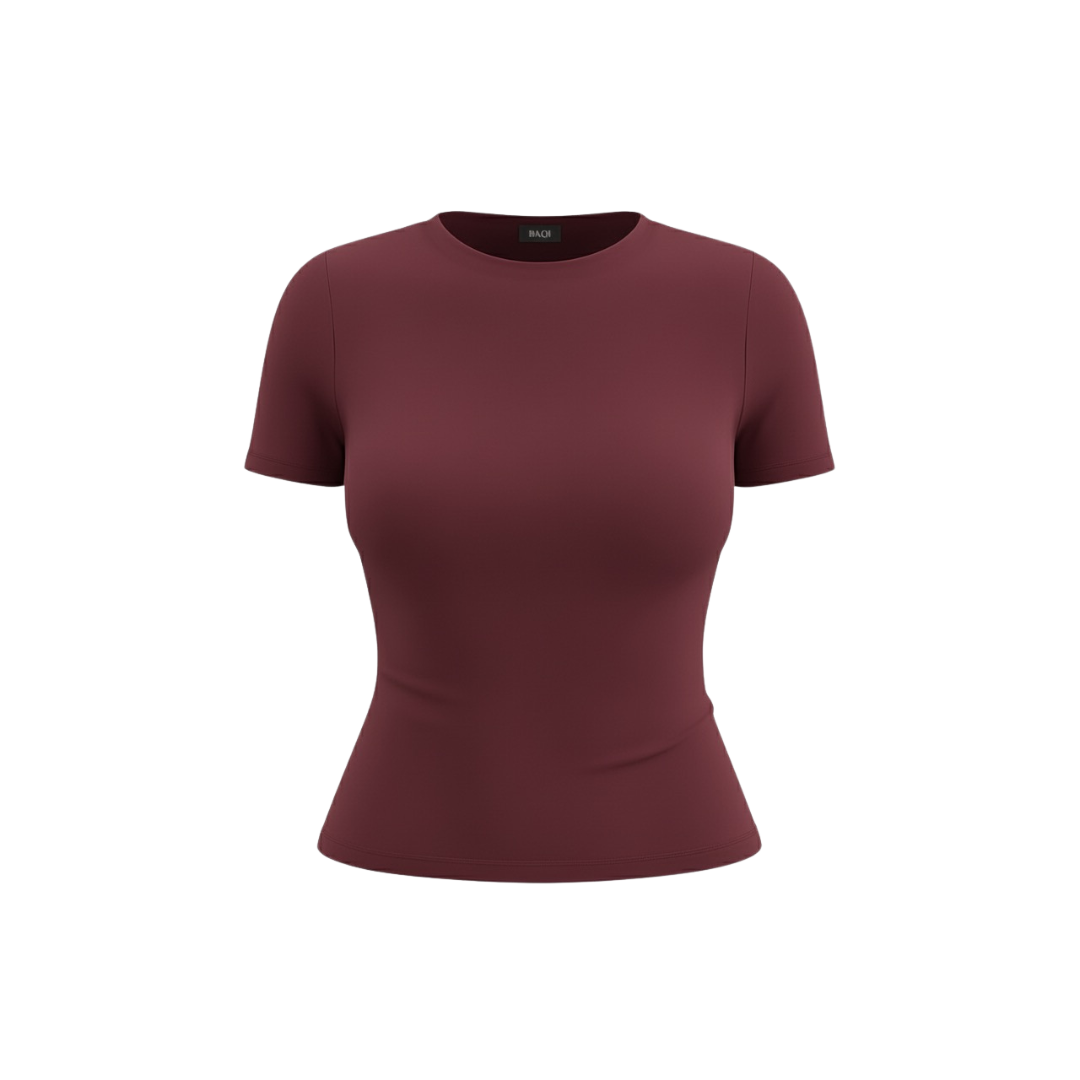 BAQI Signature Baby Crew Mid Length Short Sleeves