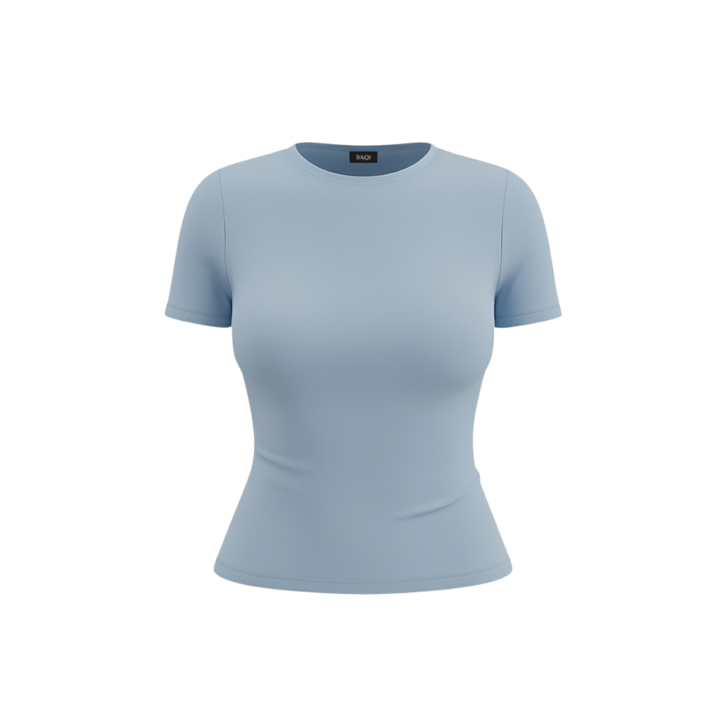 BAQI Signature Baby Crew Mid Length Short Sleeves