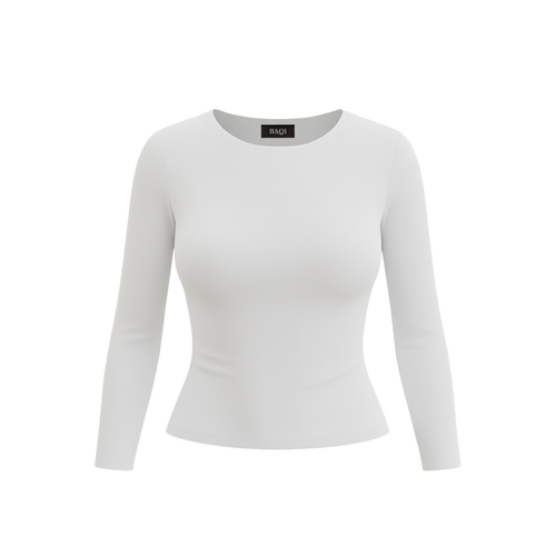 BAQI Signature Anna Round Neck Longsleeves Basic Tshirt
