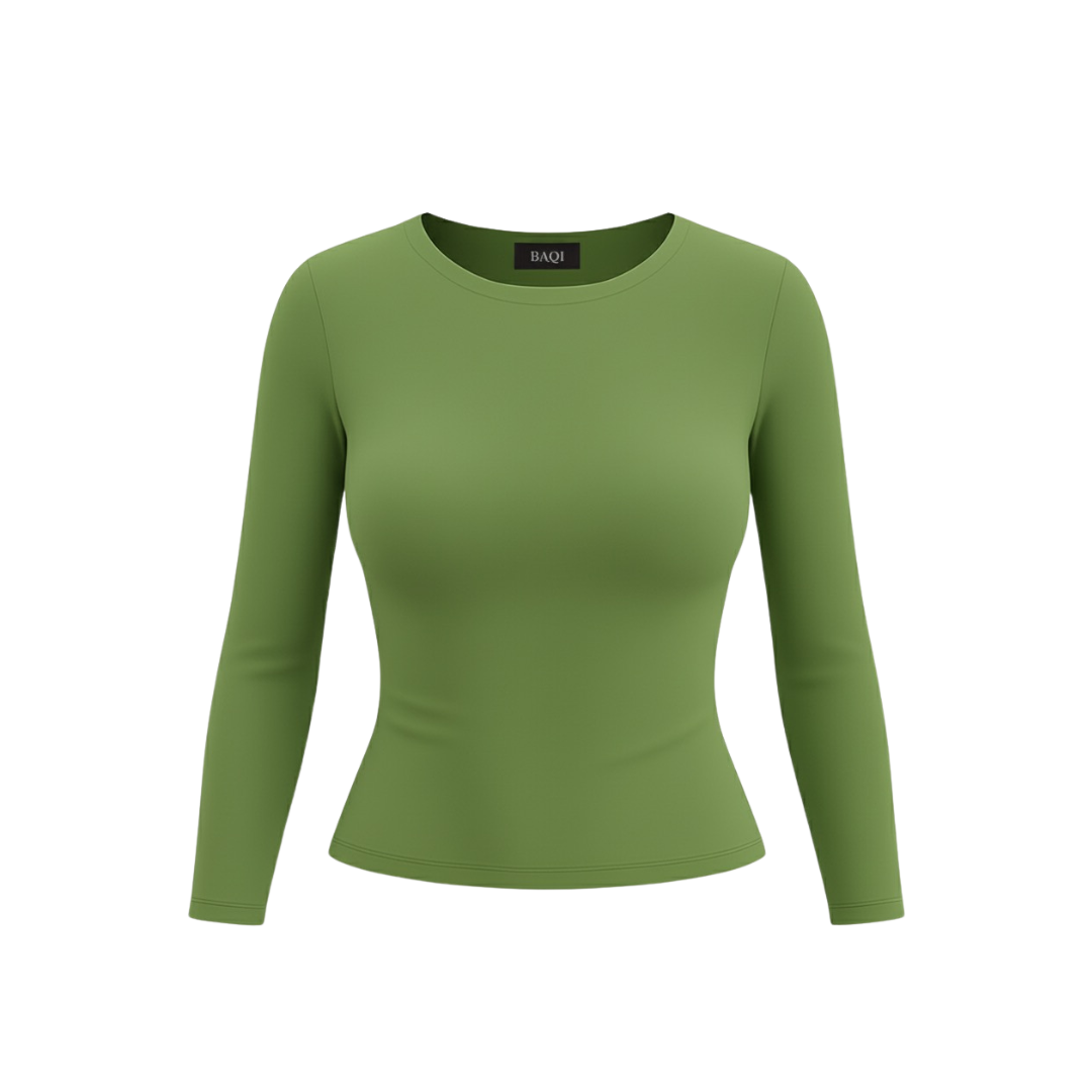 BAQI Signature Anna Round Neck Longsleeves Basic Tshirt