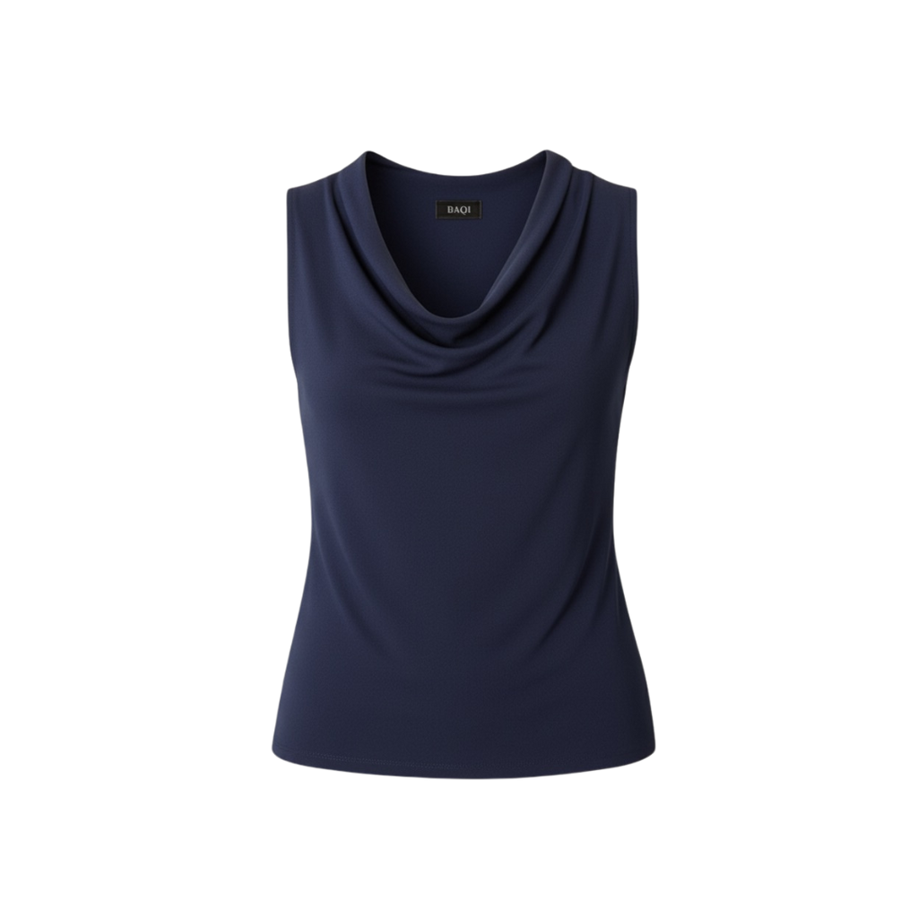 BAQI Signature Socorro Cowl Neck Top