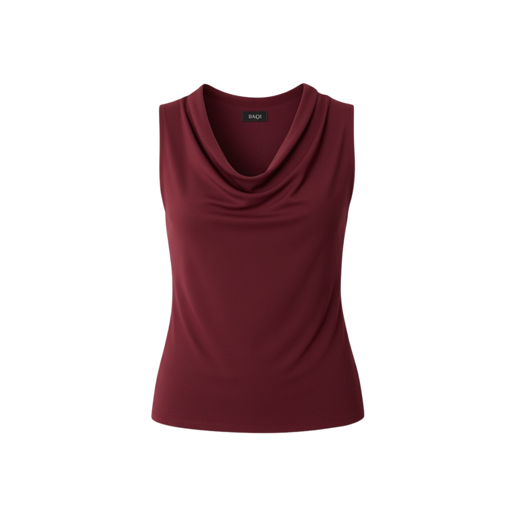 BAQI Signature Socorro Cowl Neck Top