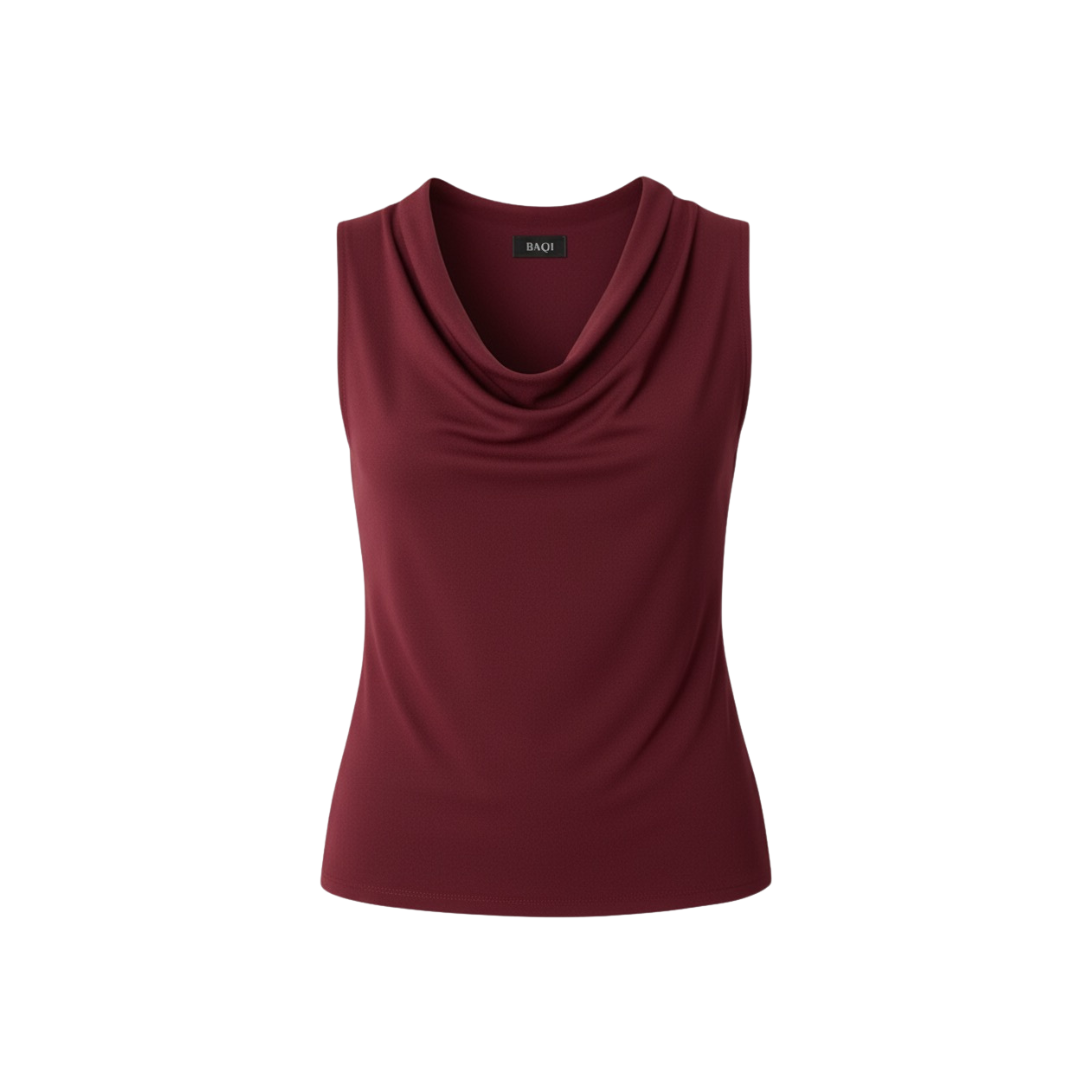 BAQI Signature Socorro Cowl Neck Top