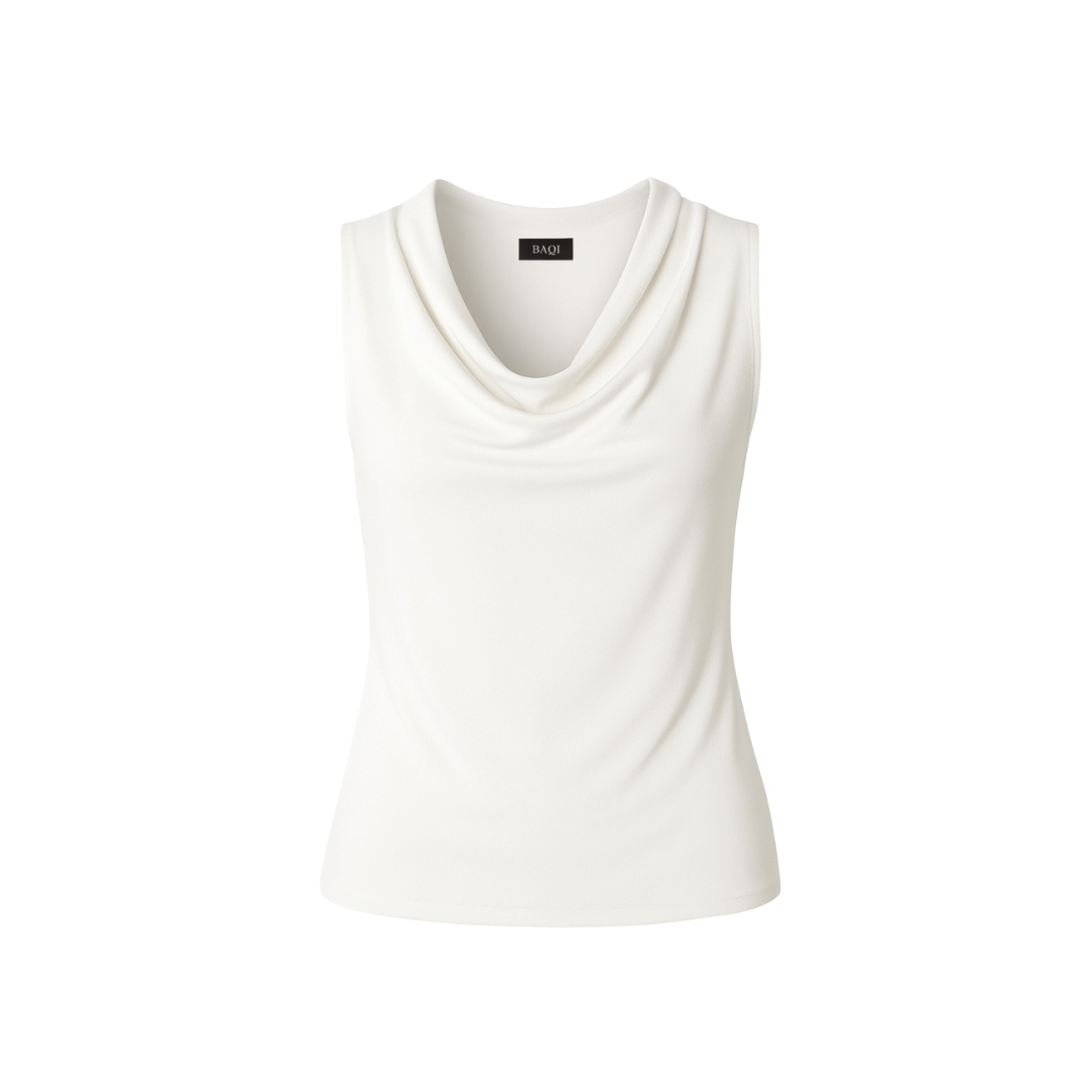 BAQI Signature Socorro Cowl Neck Top