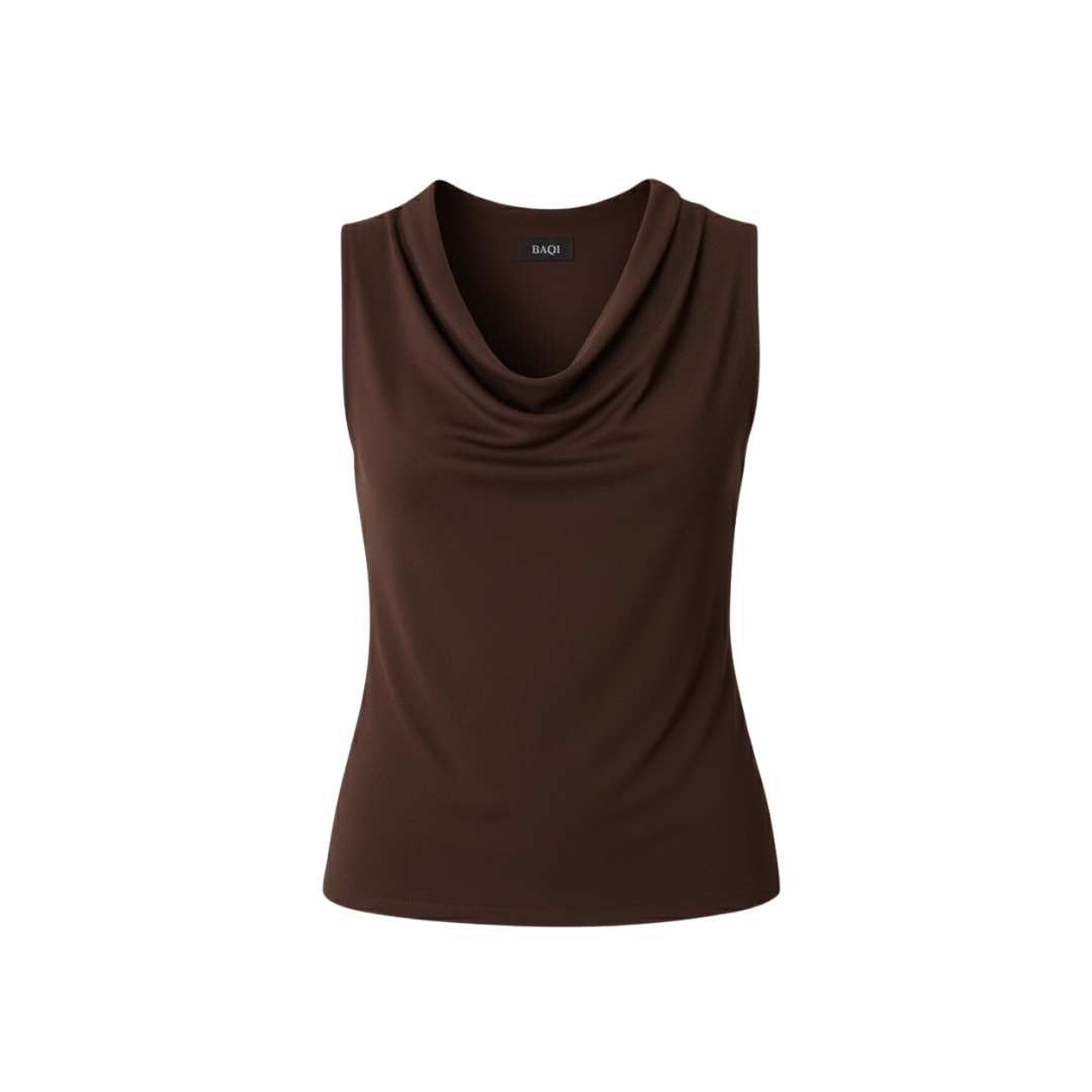 BAQI Signature Socorro Cowl Neck Top