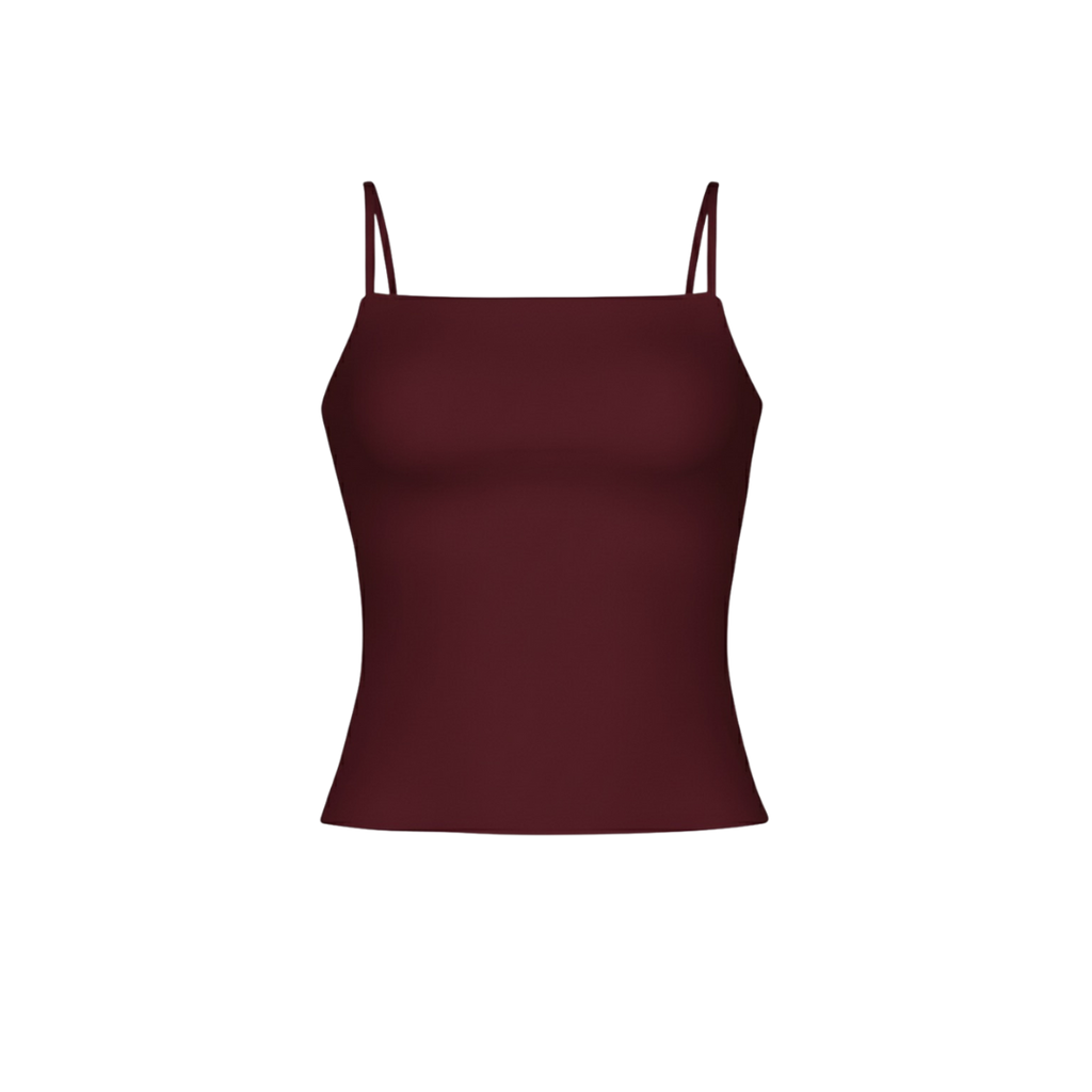 (Curves) BAQI Signature Selena Spaghetti Tank Top