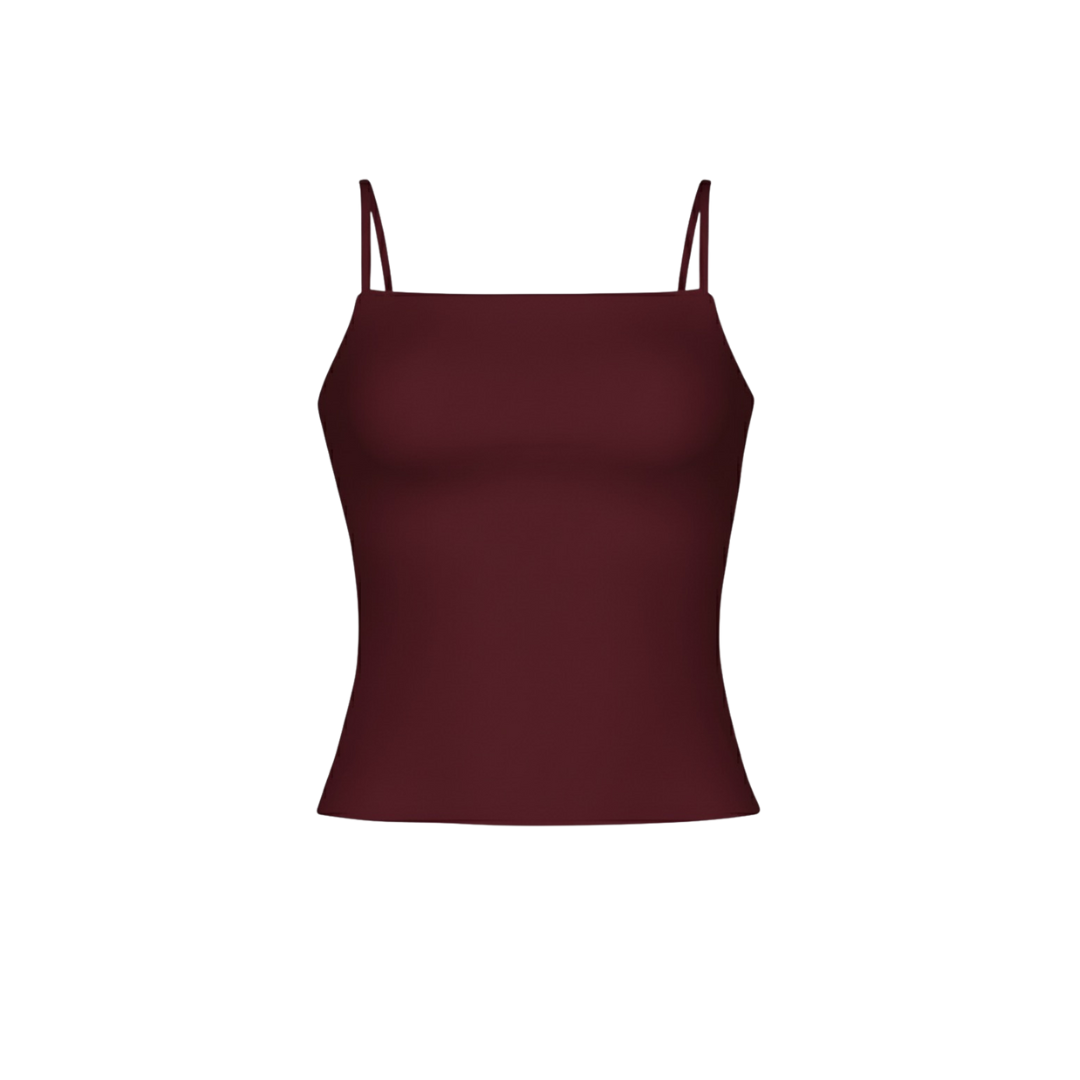 (Curves) BAQI Spaghetti Tank Top