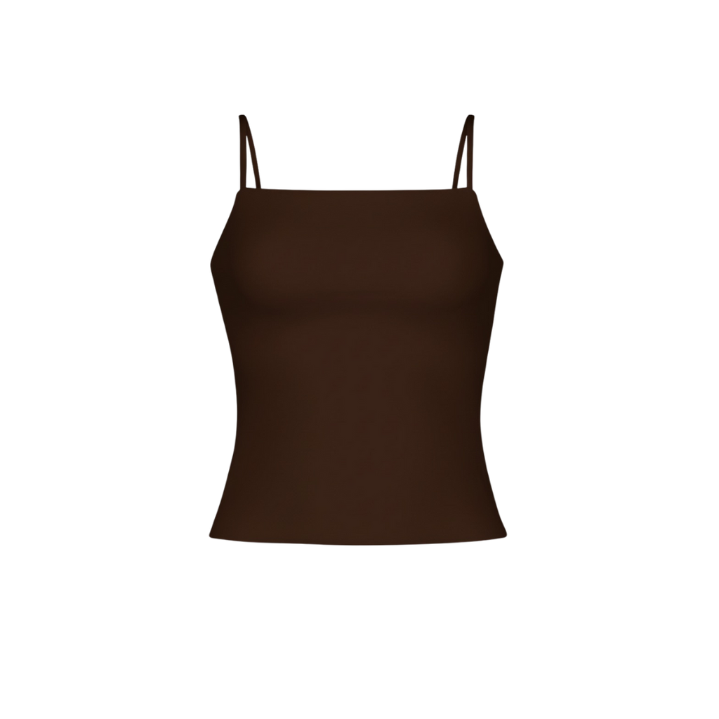 (Curves) BAQI Signature Selena Spaghetti Tank Top