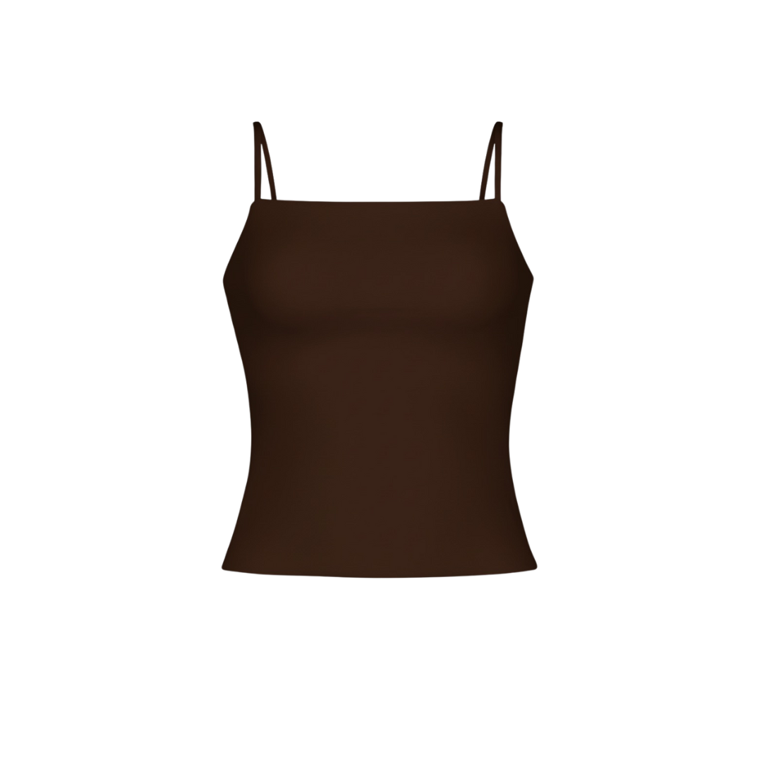 (Curves) BAQI Spaghetti Tank Top