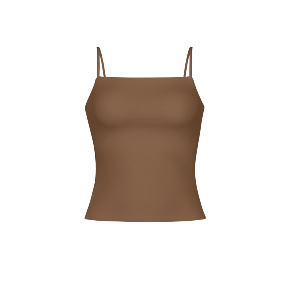 (Curves) BAQI Signature Selena Spaghetti Tank Top