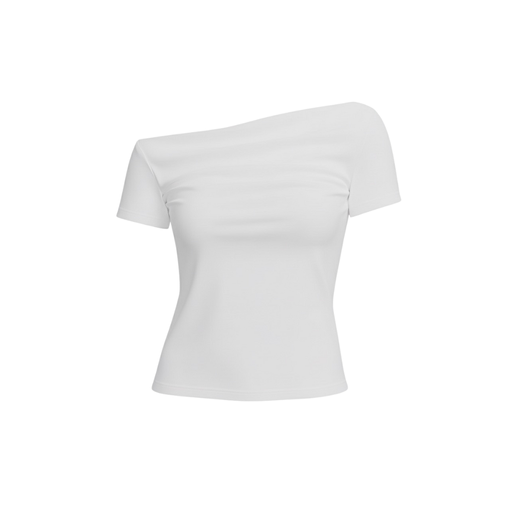 (Curves) BAQI Signature Ivanka Off Shoulder Sheer Top