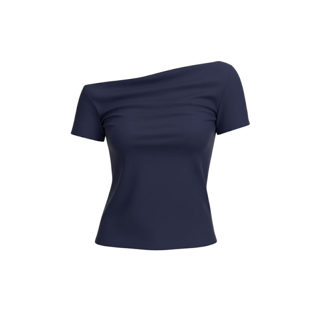 BAQI Signature Ivanka Off Shoulder Sheer Top