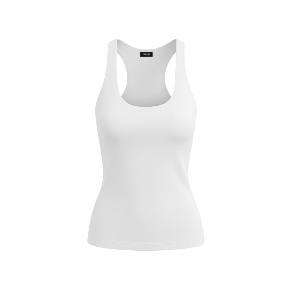 (Curves) BAQI Signature Polly Racerback Tank Top