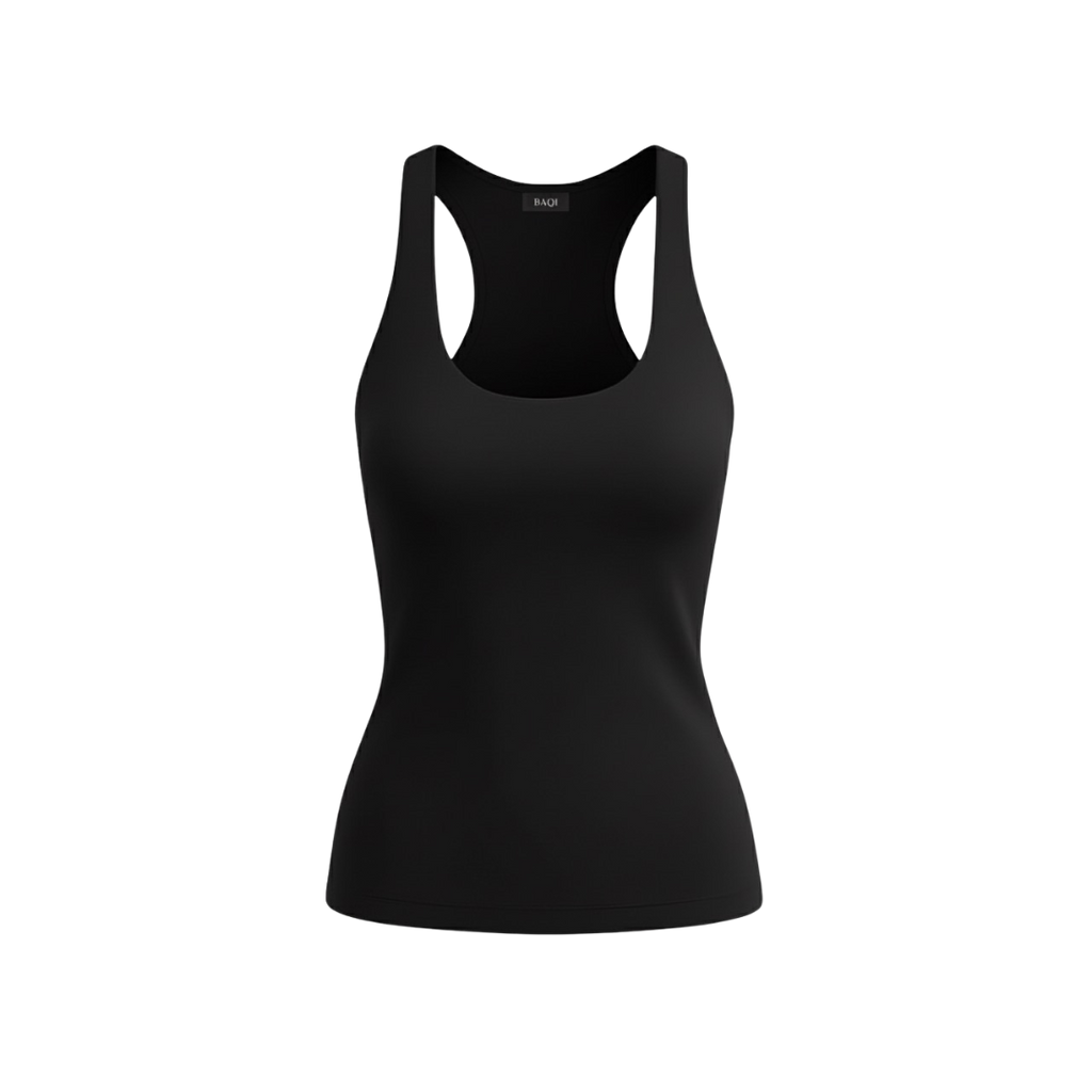 (Curves) BAQI Signature Polly Racerback Tank Top