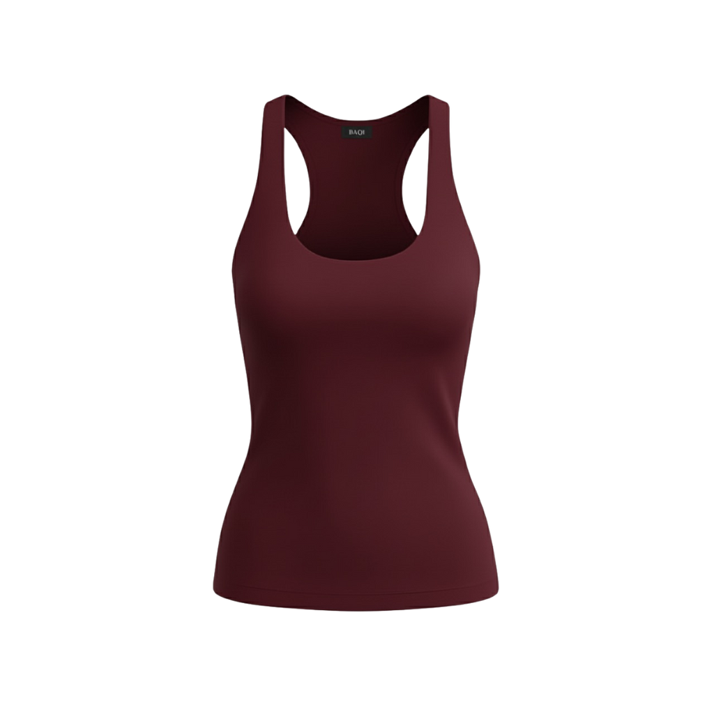 (Curves) BAQI Signature Polly Racerback Tank Top