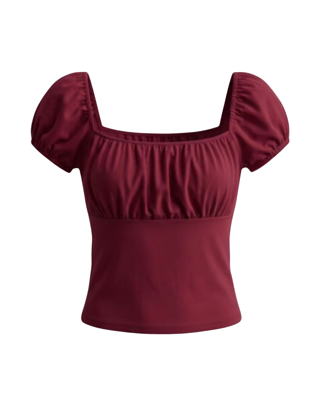 Kendall Rutching Puff Sleeve