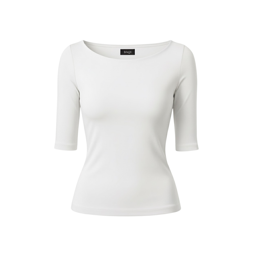 (Curves) BAQI Signature Irina Boat Neck Top