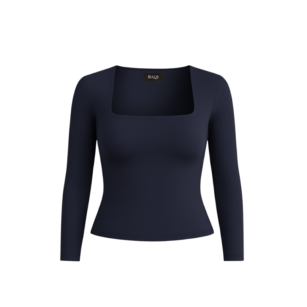 BAQI Signature Contour Square Longsleeves Top