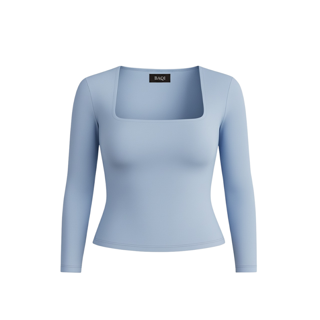 BAQI Signature Contour Square Longsleeves Top