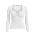 Tatianna Longsleeves Sweetheart Neckline