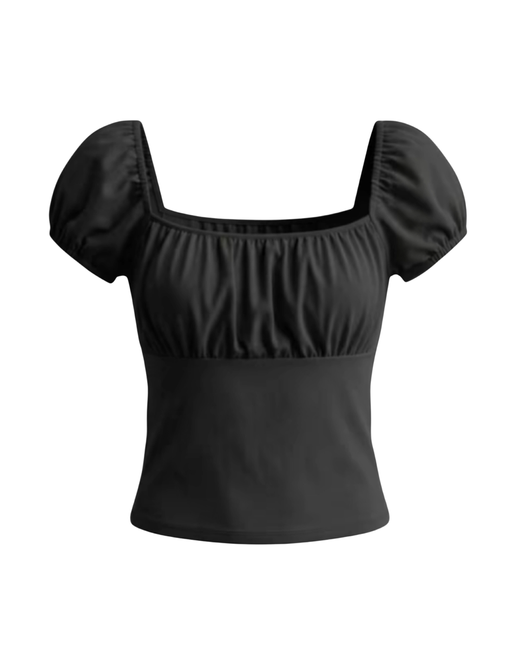 Kendall Rutching Puff Sleeve