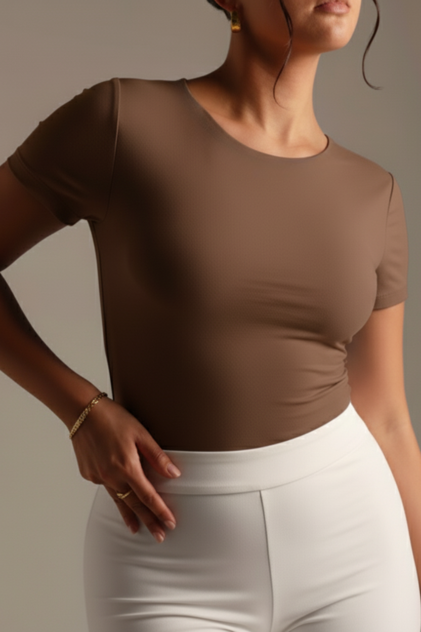 BAQI Signature Anna Round Neck Basic Tshirt