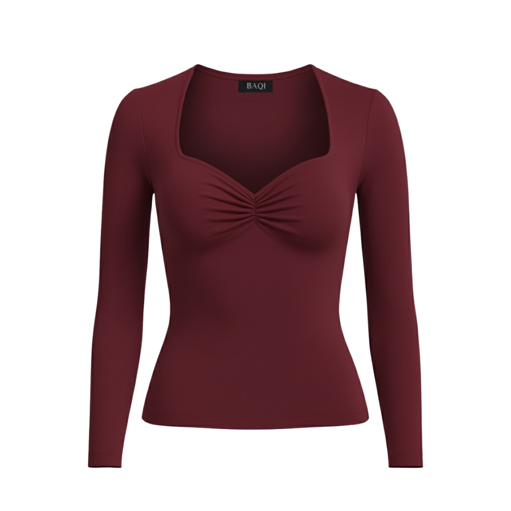 Tatianna Longsleeves Sweetheart Neckline