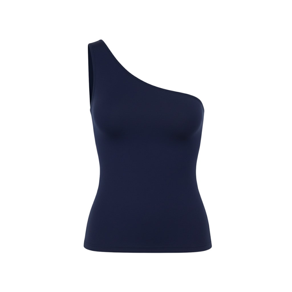 BAQI Signature Millie Asymmetrical One Shoulder Sleeveless Top