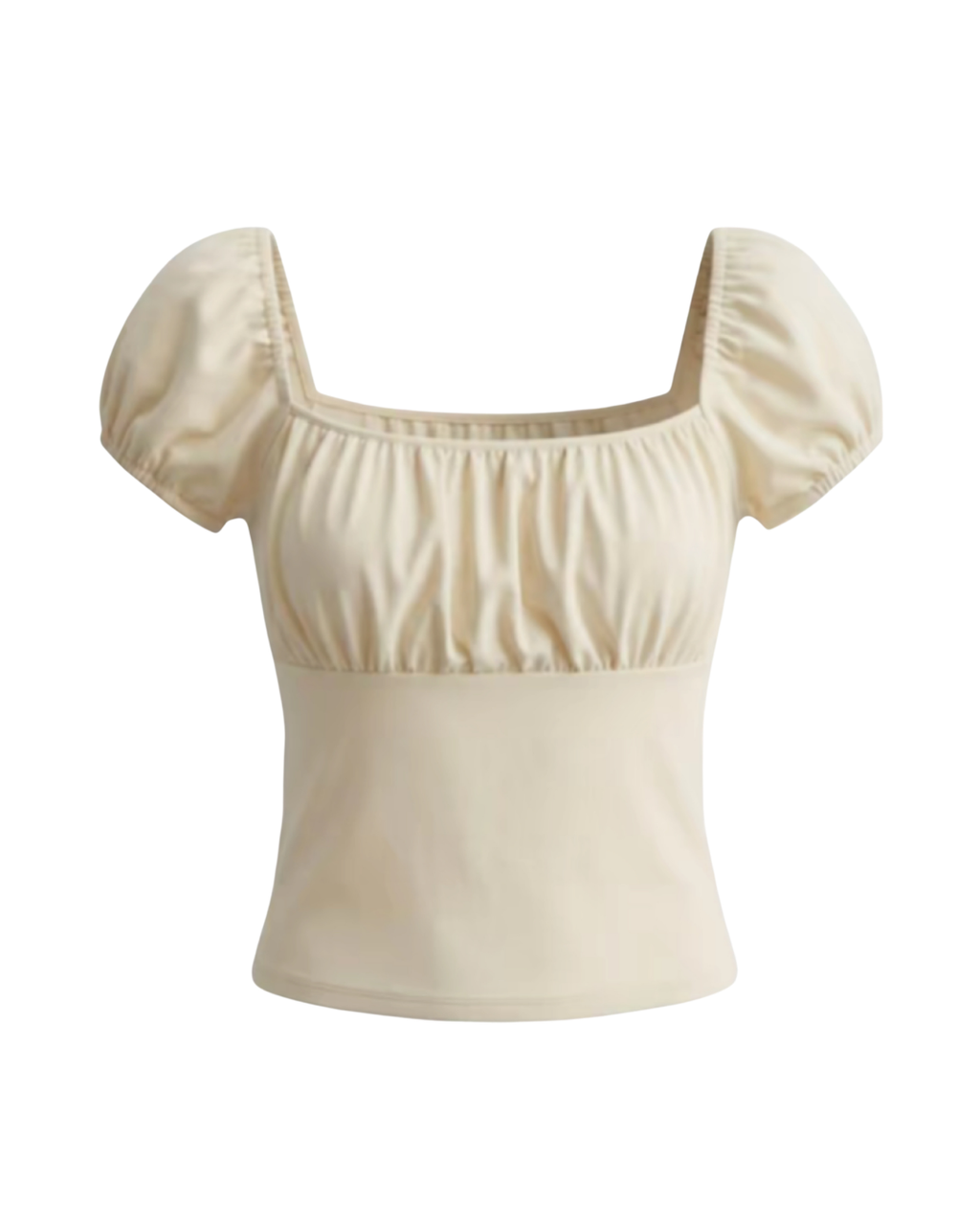 Kendall Rutching Puff Sleeve