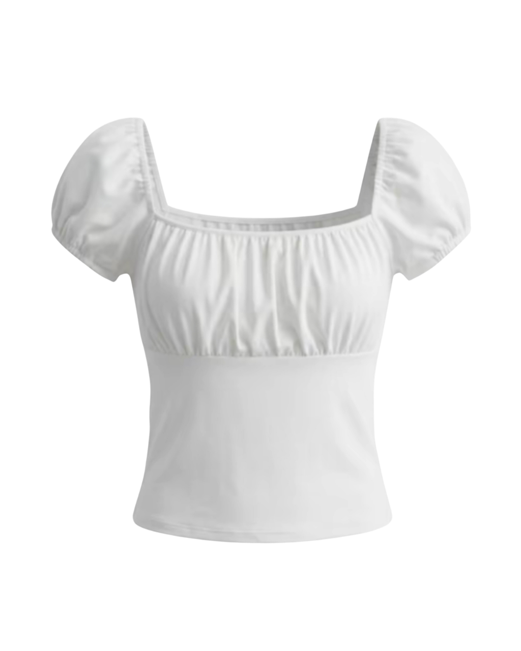Kendall Rutching Puff Sleeve