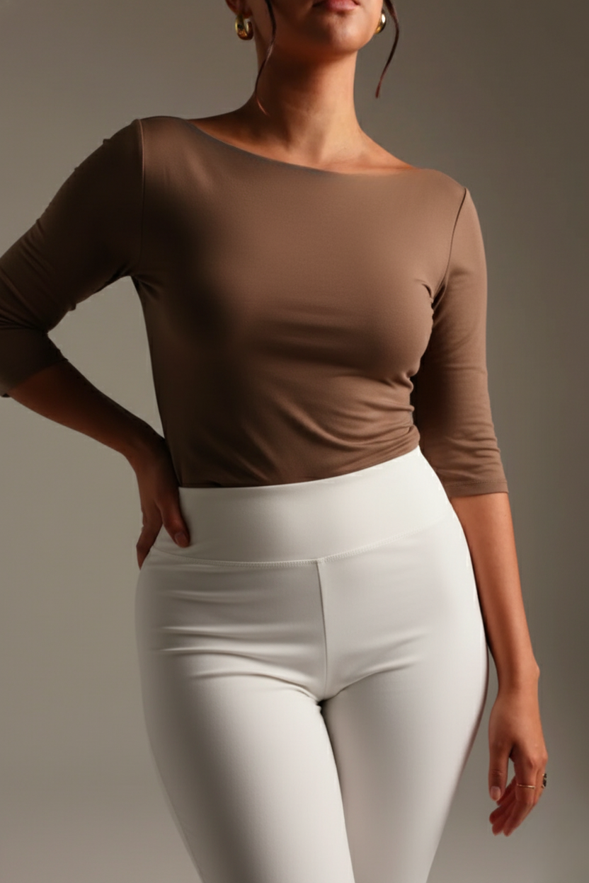 BAQI Signature Irina Boat Neck Top