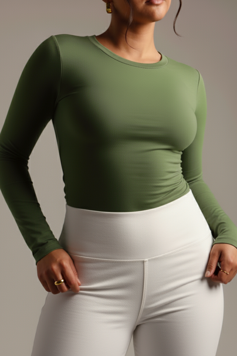 BAQI Signature Anna Round Neck Long Sleeves