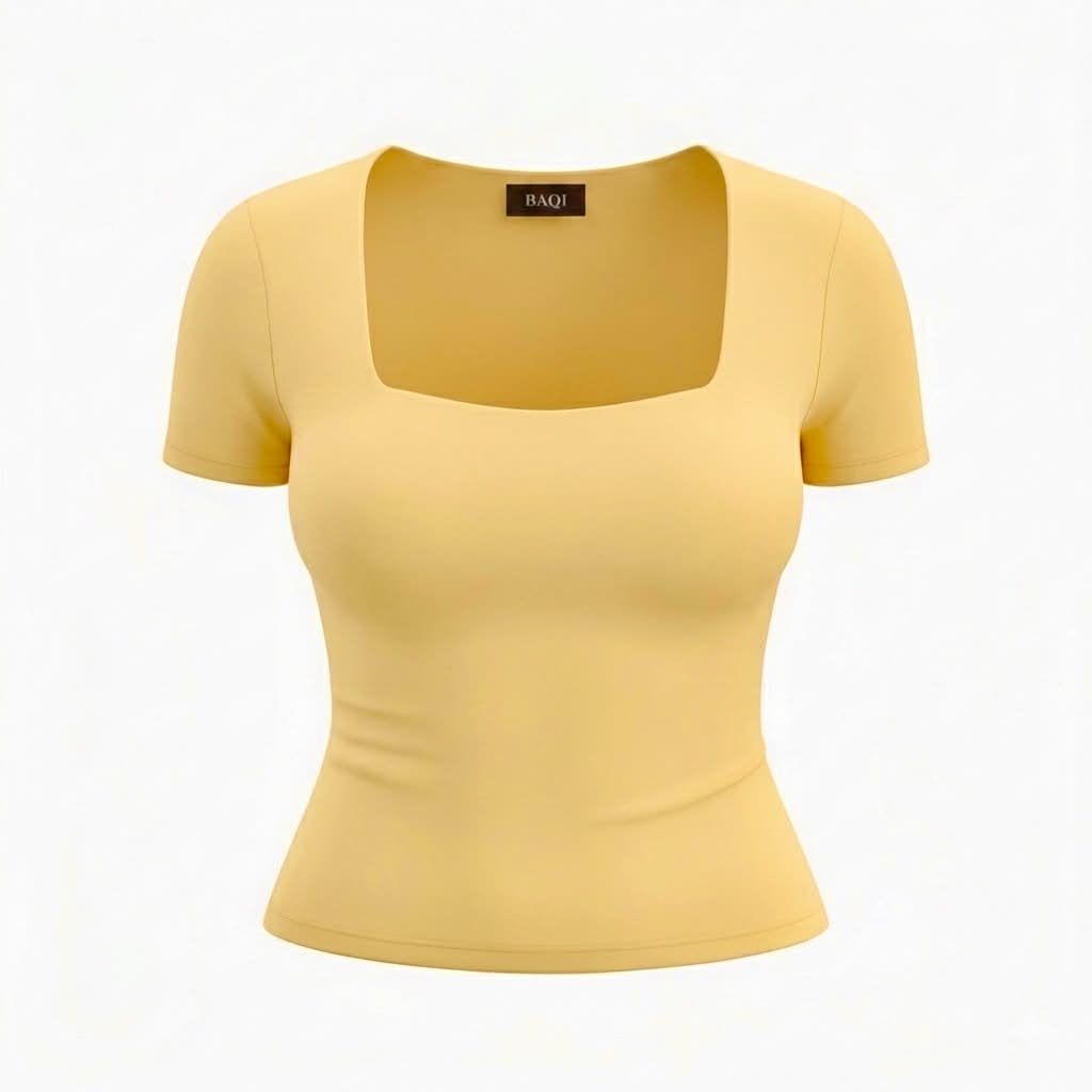 BAQI Bobby Square Neckline